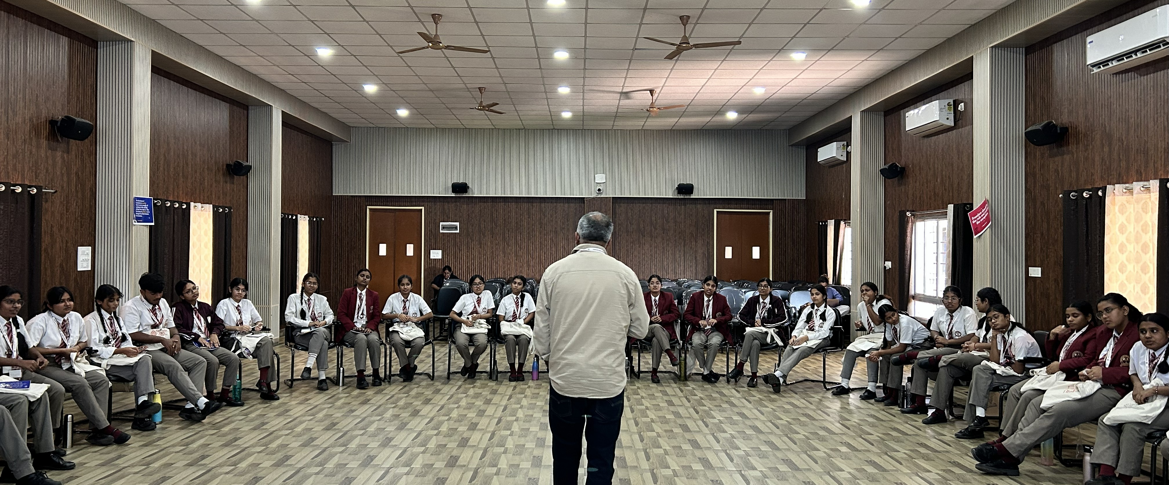 Faculty delivering session